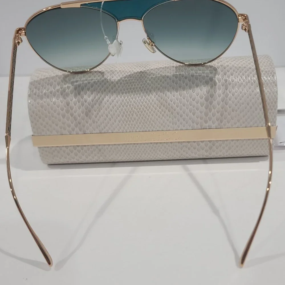 NEW ⭐ Jimmy Choo Sunglasses AVE/S PEF EZ 58 - 15 - 140 NEW WITH JC Case, Cloth